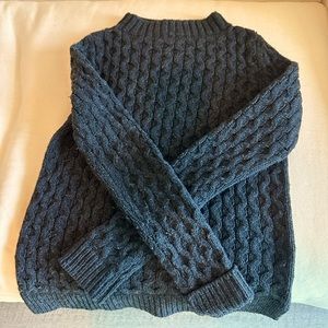 Theory wool cable knit sweater sz S